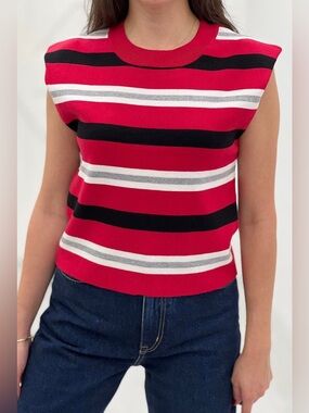 Anthropologie  Maeve "Noah Muscle Sweater Tank” Tank Knit Sweater Top Women’s XS